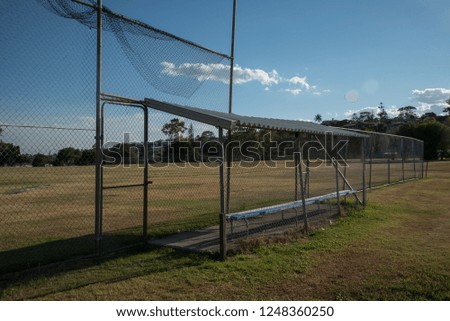 Baseball stadium sideways shots