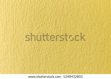  Yellow color of Concrete wall with empty space for texture background, colorful texture background.