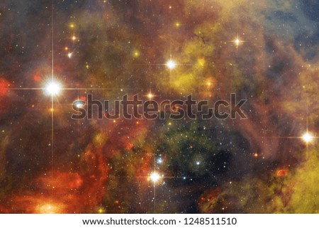 Billions of galaxies in the universe. Abstract space background. Elements of this image furnished by NASA