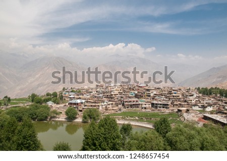 The village of Nako in the Hangrang Valley, Kinnaur, Indian Himalayas