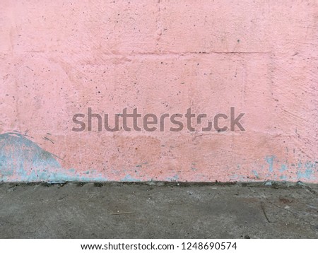 Retro cement block wall and floor texture