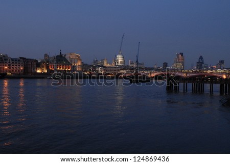 Evening on the Thames