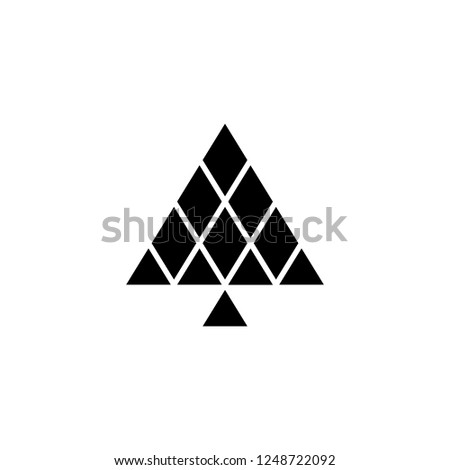 fir tree vector icon. fir tree sign on white background. fir tree icon for web and app