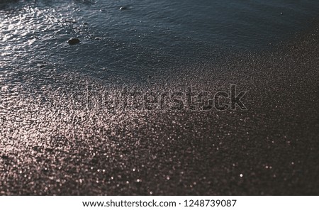 wet sea sand