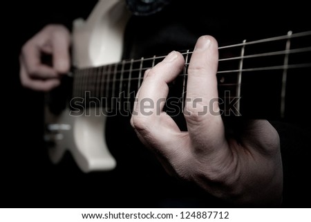 Man with guitar
