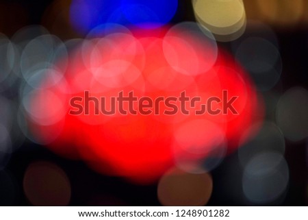 Abstract bokeh with soft light background illustration