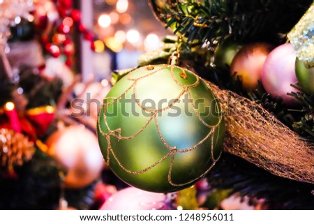 Christmas tree decoration toy gifts.