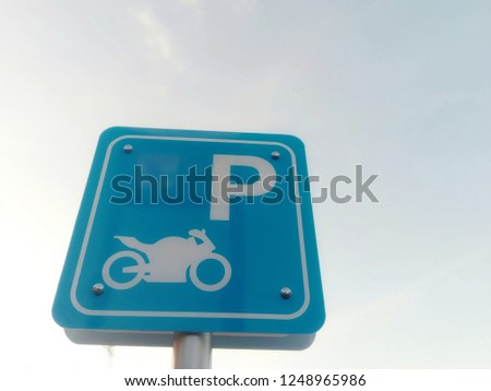 Motorcycle Parking Badge
