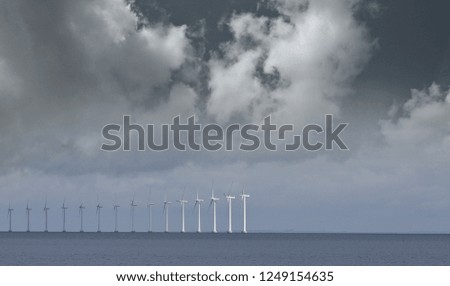 Offshore wind power in the oeresund chanel Copenhagen 2008