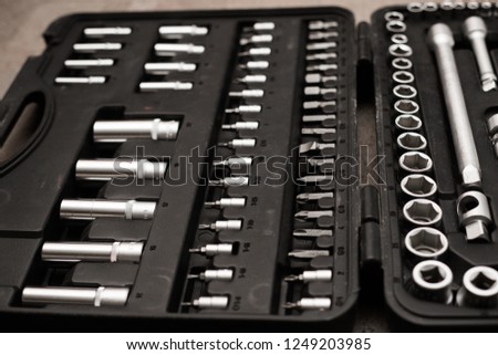 Toolbox car tools kit