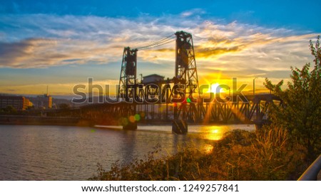 Steele Bridge, Portland Oregon.