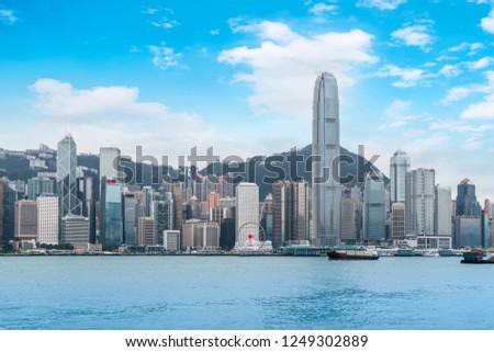 Hong Kong City Skyline and Architectural Landscape

