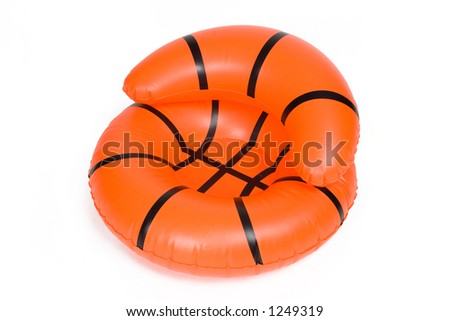 Inflatable Basketball Chair Pool Toy