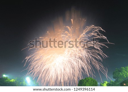 Colorful fireworks 2019 background 