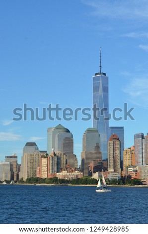 Cityscape view of Manhattan, New York City, USA.