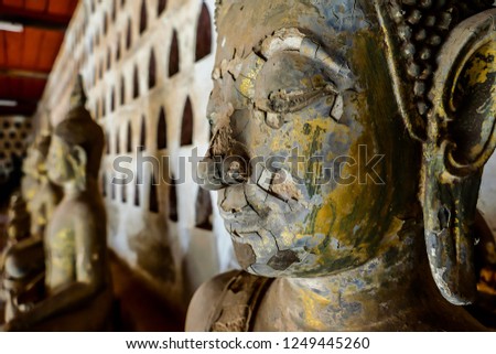 statue of buddha in ayutthaya thailand, digital photo picture as a background