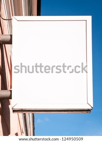 new store sign with space for text