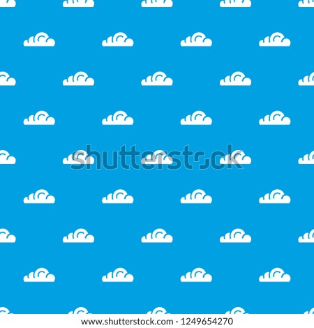 App cloud pattern vector seamless blue repeat for any use