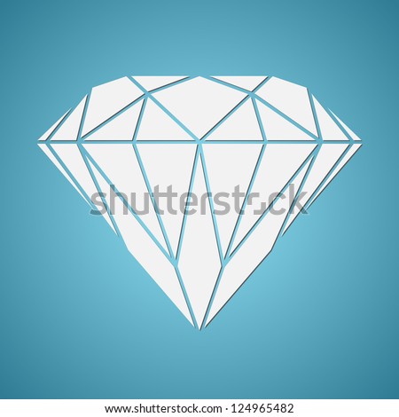 Abstract diamond vector