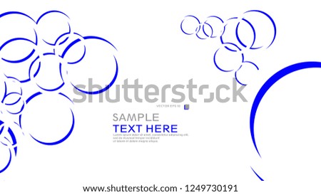 Abstract background with circles. Vector illustration.