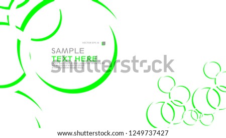 Abstract background with circles. Vector illustration.