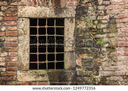 old castle door and window details