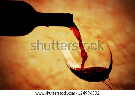 Glass of red wine Royalty-Free Stock Photo #124996592