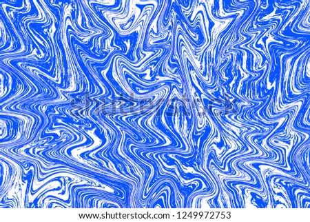 Blue and white digital abstract creative background from curved lines. Illustration