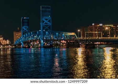 Bridge at night, Jacksonville, FL 