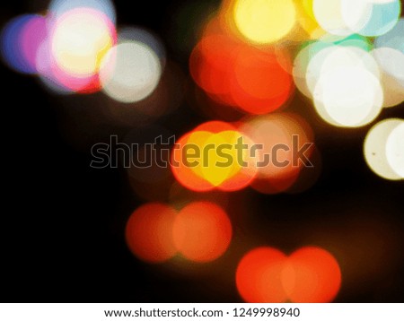 Colorful bokeh background,Abstact bokeh blur background,selection focus on image