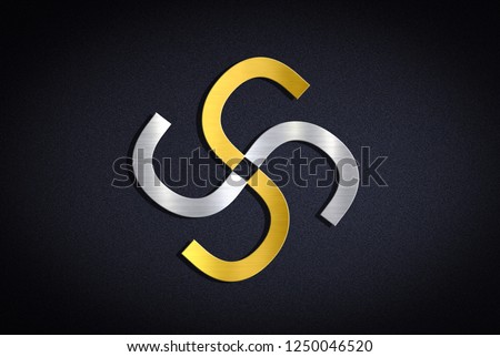 initial Double letters SS