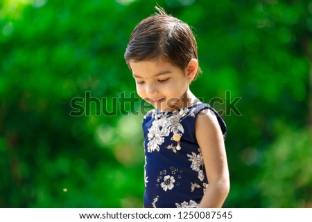 cute indian girl child