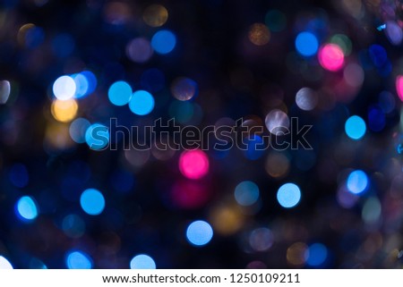 bokeh light pictures, light in christmas and new year event