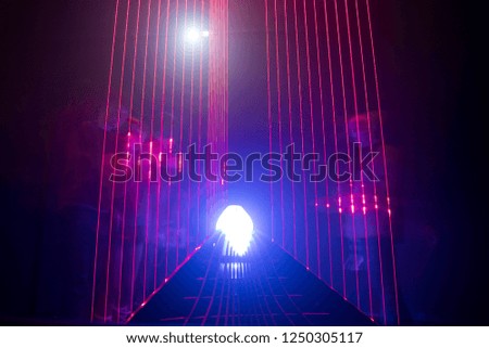Laser Harp Time Lapse