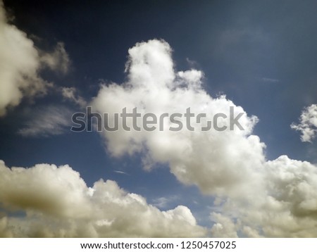 Cloudscape as background