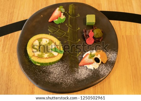 Japanese style dessert