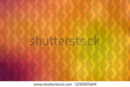 Light Red, Yellow vector layout with flat lines. Lines on blurred abstract background with gradient. Template for your beautiful backgrounds.
