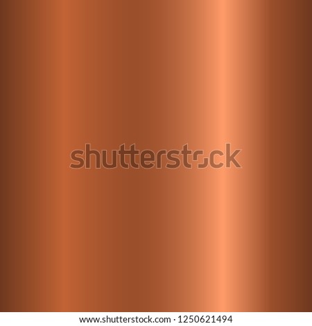 Bronze Copper Metal foil abstract background with modern vector gradient style, Vector Illustration eps 10  Royalty-Free Stock Photo #1250621494
