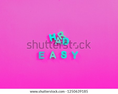 Hard and Easy Background Image