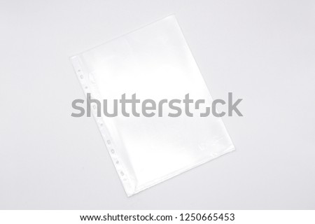 A4 paper sheet protector
 Royalty-Free Stock Photo #1250665453
