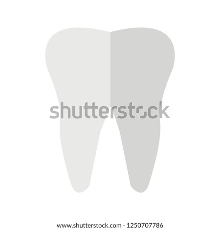 Tooth Flat multi color icon 