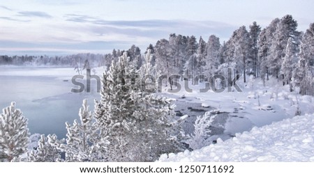 Magical landscape of Lapland