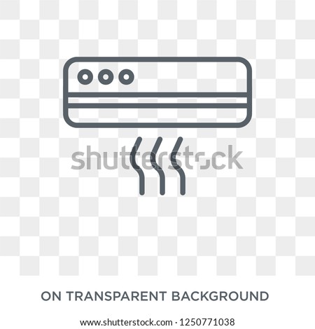 Air conditioner icon. Air conditioner design concept from Electronic devices collection. Simple element vector illustration on transparent background.