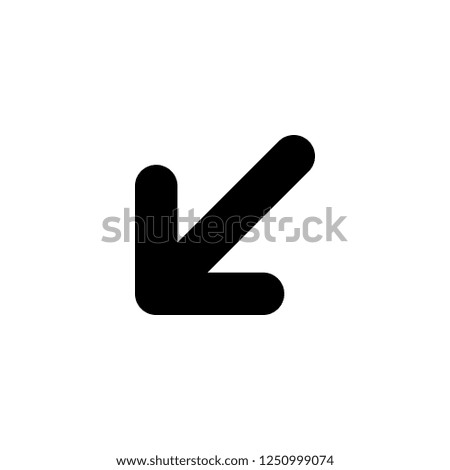 arrow vector icon. arrow sign on white background. arrow icon for web and app