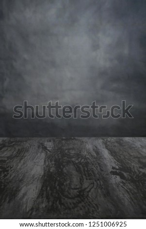Photoshoot background studio with a custom gray texture backdrop, ready for a model or products photoshoot