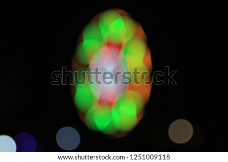 abstract blur light bokeh