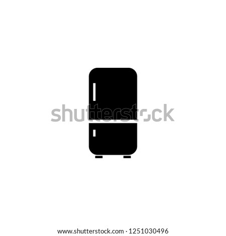 refrigerator vector icon. refrigerator sign on white background. refrigerator icon for web and app