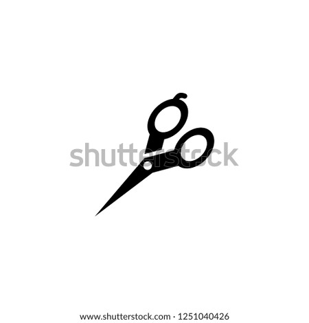 scissors vector icon. scissors sign on white background. scissors icon for web and app