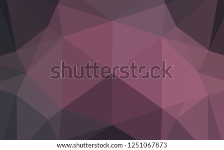 Dark Pink vector shining hexagonal pattern. Colorful illustration in abstract style with gradient. Brand new style for your business design.