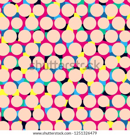 Geometric abstract seamless pattern. Linear motif background. Vibrant colors decoration design